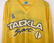 Load image into Gallery viewer, #2 90's Vintage TECKLA Ice Hockey Jersey Shirt Yellow XL